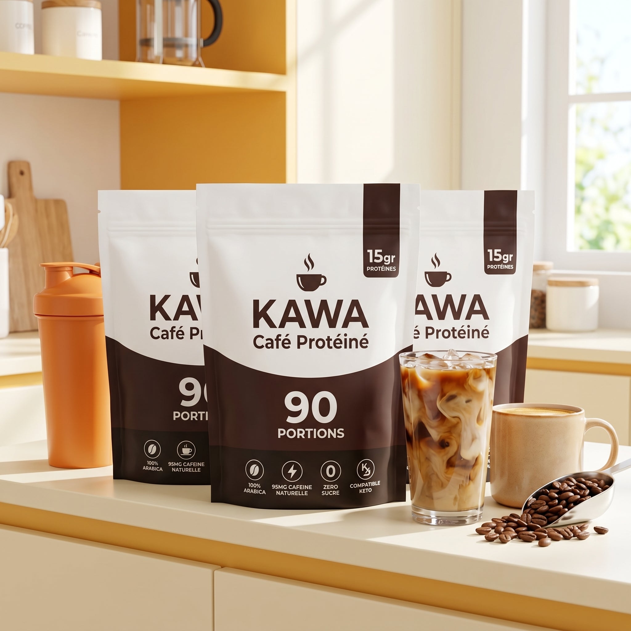 Pack KAWA 90 portions en reserve maison